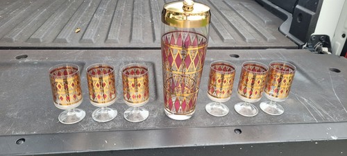 Vintage cocktail shaker and - cocktail,