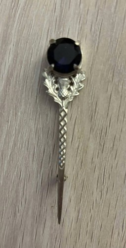 Scottish thistle kilt pin - scottish,
