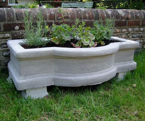 Single curved trough - single,