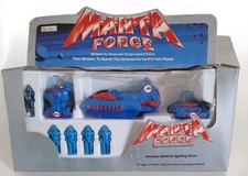 BLUEBIRD MANTA FORCE BLUE SHARKS  VEHICLE SET COMPLETE VINTAGE COLLECTABLE 1987 