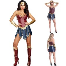 Movie Wonder Woman Costume Superhero Party Halloween Cosplay Fancy Dress Outfits
