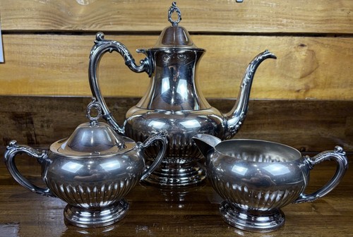 Vtg oneida piece - piece, silver