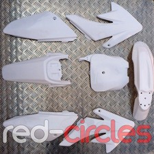 WHITE CRF PIT DIRT BIKE FAIRING PLASTICS CRF70 CRF 70 140cc 150cc 160cc PITBIKE