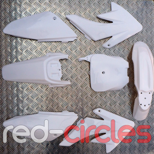 White crf pit dirt bike - white,