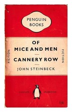 STEINBECK, JOHN Of mice and men. Cannery row / John Steinbeck 1949 Paperback