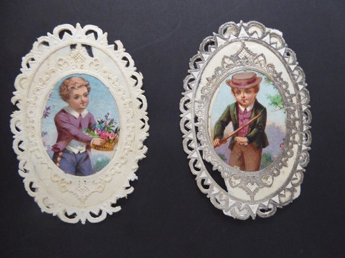 Victorian scraps paper - , lace