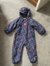 jojo maman bebe 12-24 Months Snowsuit Splash Suits Cute Woodland Pattern