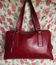 Beautiful FOSSIL Red Leather