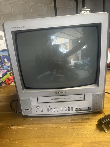 Toshiba vhs combo vtv1403s - tv,
