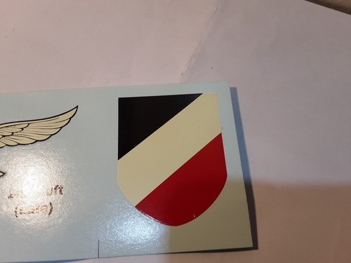 Ww2 german helmet decal - ww2,