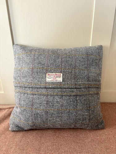 Harris tweed cushion - tweed,
