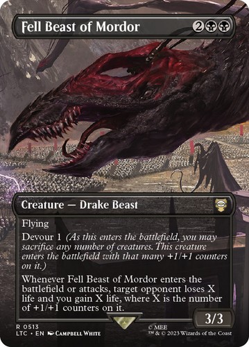 Mtg fell beast - mtg,