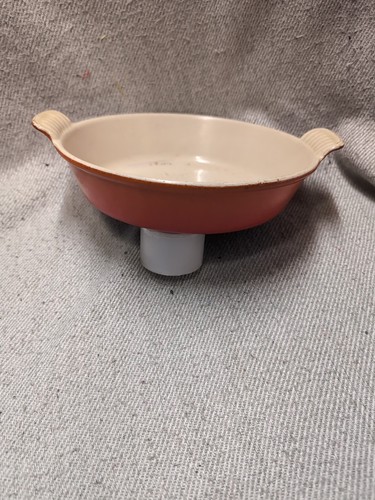 Creuset orange shallow dish - orange,