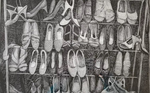 Janet wolchover etching - wolchover,