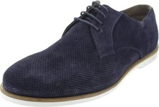 Frank Wright Men's Navy Rudd Suede Lace Up Boots