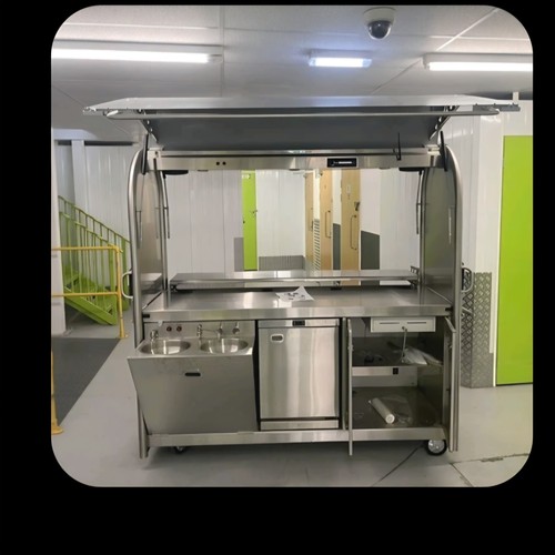 Tank mobile kiosk gullwing - tank,