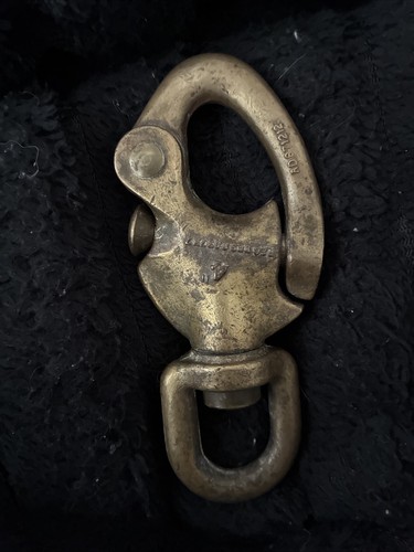 Brass swivel snap - swivel,