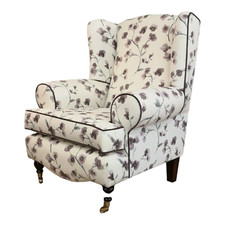Queen Anne Wing Back Arm Chair
