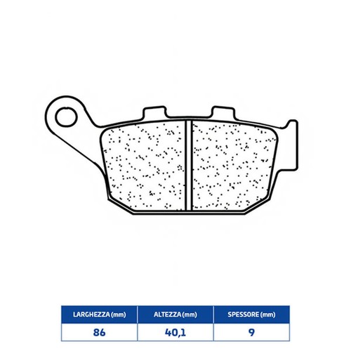 Rear sintered brake - sintered,