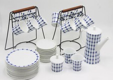 Complete service coffee service Melitta service 12 people Paris blue Jupp Ernst