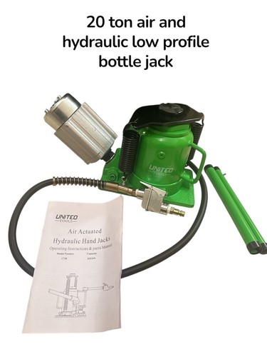 Air hydraulic bottle jack - hydraulic,
