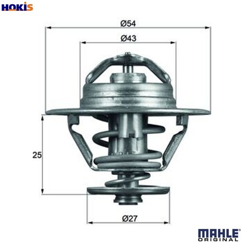 Thermostat coolant 83d - tx, 93