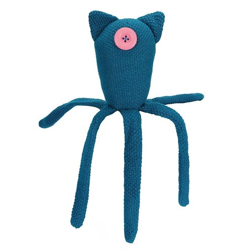 Crocheted one eyed octopus - crocheted,