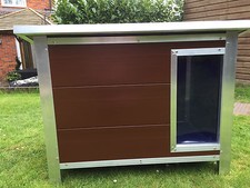 Insulated Plastic Dog Kennel  *** Heavy Duty *** Easy Clean - 4 Sizes