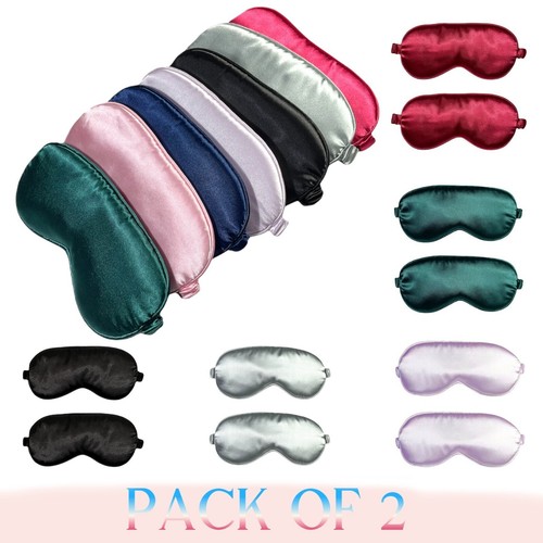 Sleep mask pack soft satin - pack,