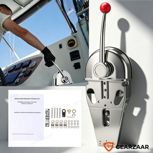 Outboard single lever marine - single,