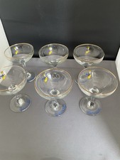 Set Of 6 Babycham Glasses