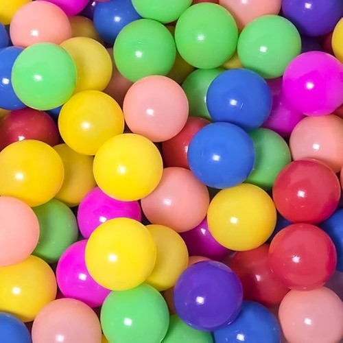 Soft plastic ball pit balls - soft,