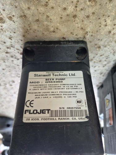 Stanwell flojet g56 - stanwell, pump