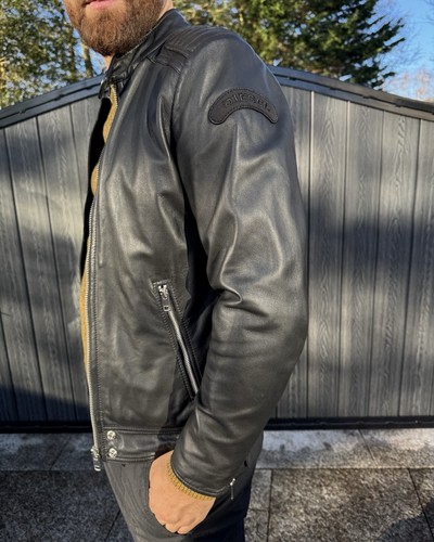 Diesel men leather - diesel, jacket