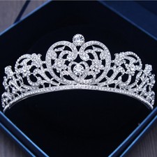6cm Tall Heart Crystal Crown