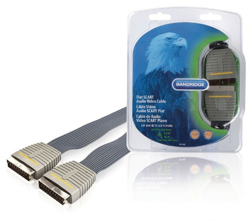 Premium scart lead cable - 5m,