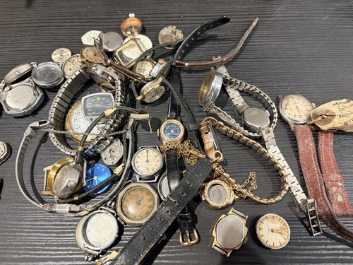 Vintage watches job lot spares - vintage,