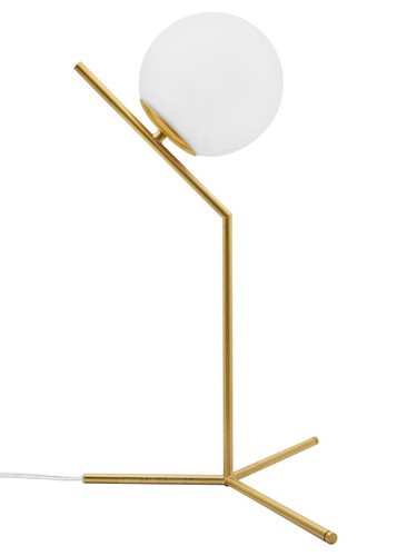 Art deco brass table lamp - brass,