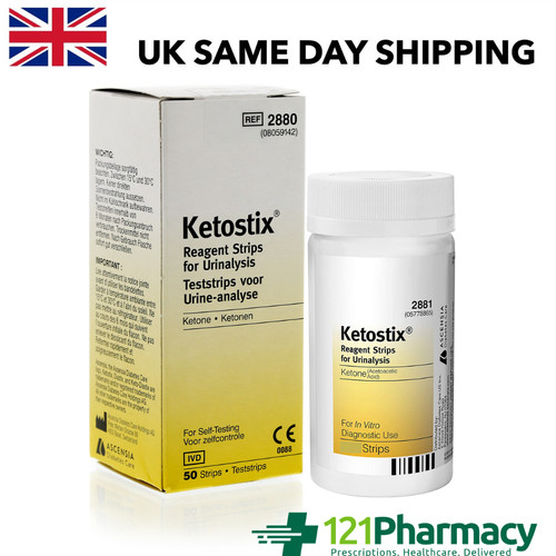 Ketostix strips 50 tests - strips,