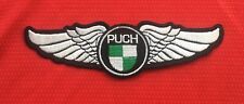PUCH MAXI MOPED MOTORCYCLE WINGS BIKE BIKER  BADGE IRON SEW ON PATCH SHIELD