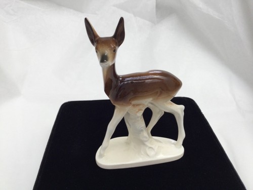 Vintage porcelain deer - vintage,