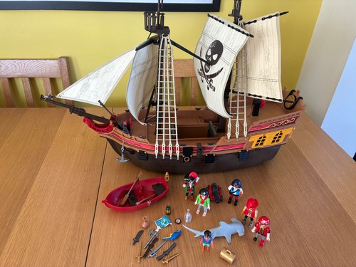 Vintage playmobil pirate - vintage, ship