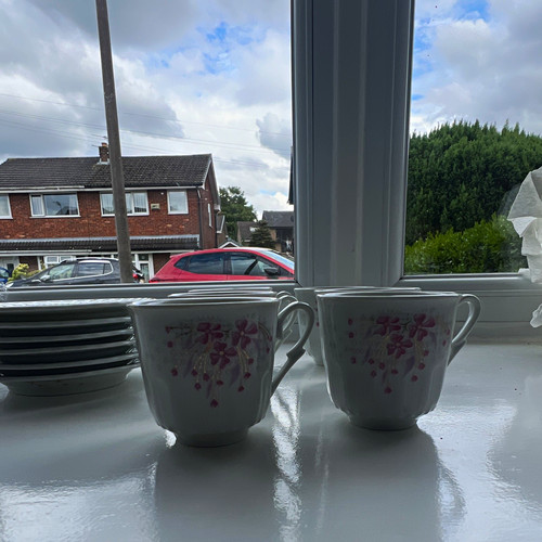 Ceramic coffee cups - 6x,