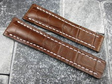 22mm Leather Strap Brown