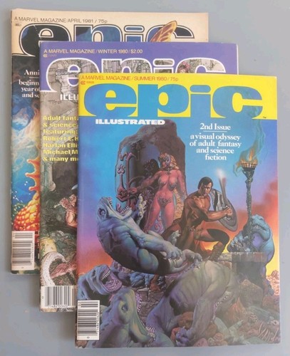 Epic illustrated lot - epic, of