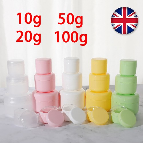 100g plastic jar pot sample - 10-100g,