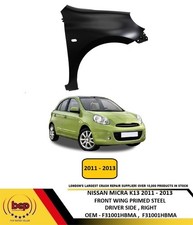 NISSAN MICRA K13 2011 - 2013 FRONT WING FENDER PRIMED STEEL DRIVER SIDE RIGHT