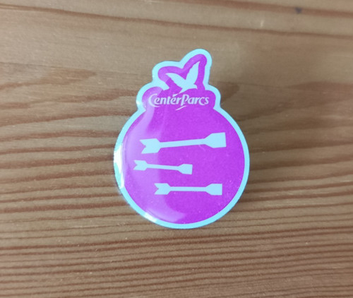 Center parcs archery pin badge - center,