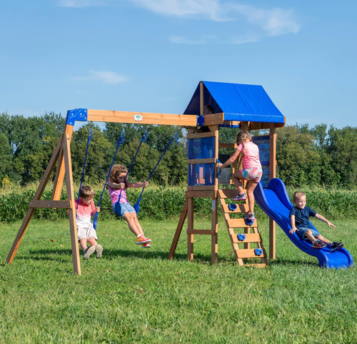 Wooden kids playcentre outdoor - playcentre,