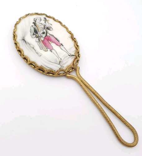 Limoges hand mirror with - limoges,